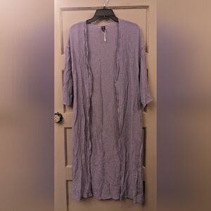 Beautiful Crinkle Lavender Kimono - Emery Rose - Size Medium